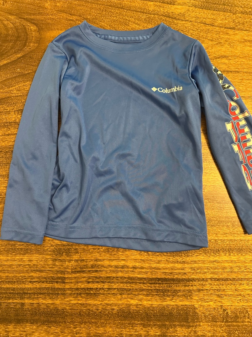 Columbia Kids' Long Sleeve Performance Top — Blue